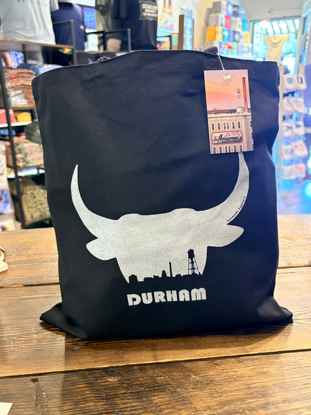 Bullhead Skyline Tote Bag #4 (Black)