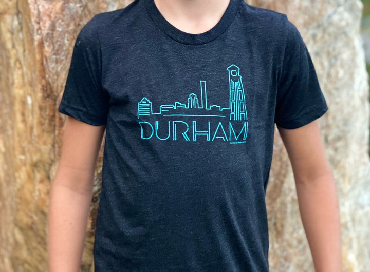 Durham Neon Youth T-Shirt #27 (Charcoal Black)