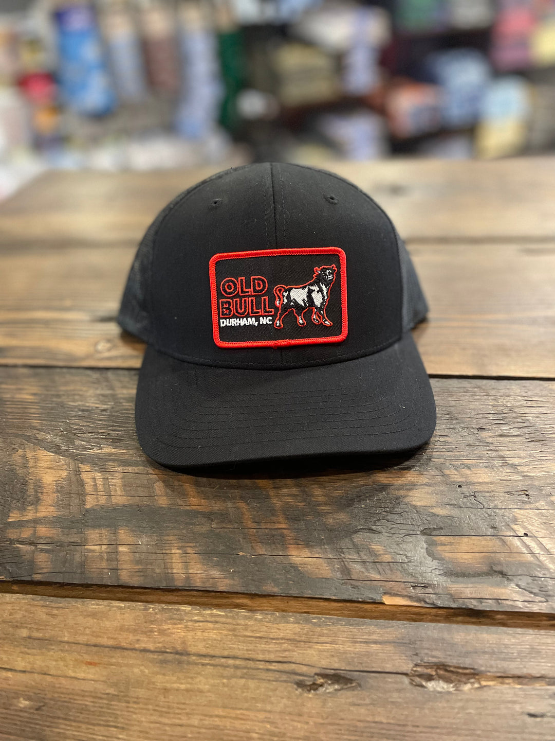 Old Bull Durham Patch Snapback (Black)