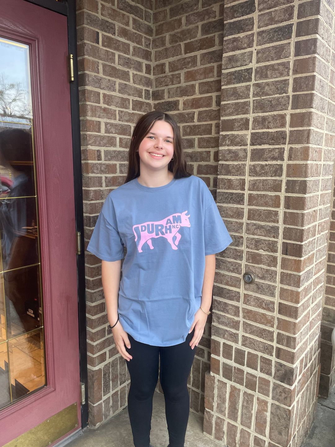 Bull with Durham, NC T-Shirt #5 (Saltwater)