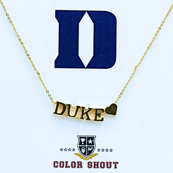 DUKE University Heart Necklace