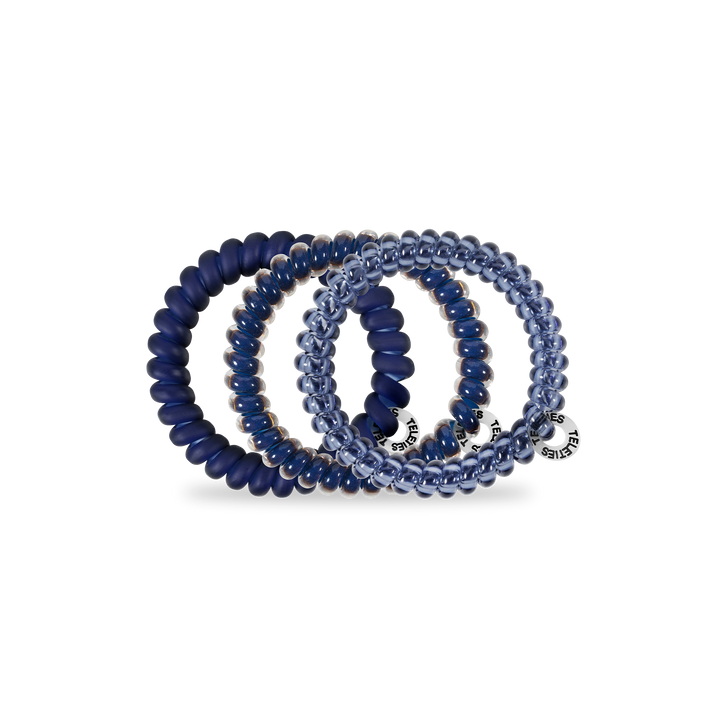 Spiral Hair Coils | Small | Nightfall Navy Hair Ties