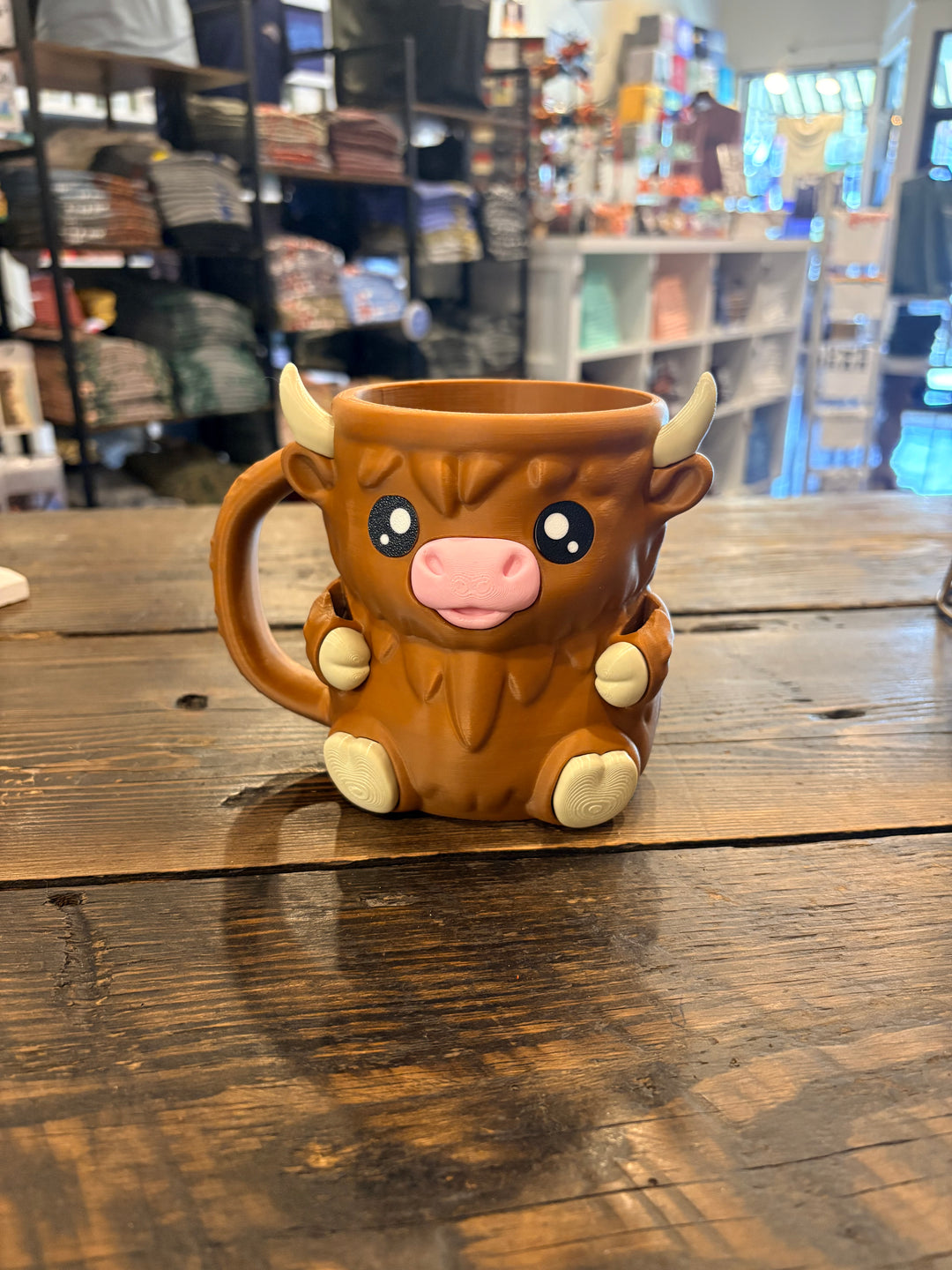Bull Pint Holder- 3D Printer (Dark Brown)