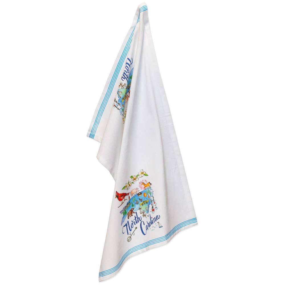 NC North Carolina State Collection Cotton Tea Towels Set of 2