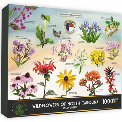 Wildflowers of North Carolina Jigsaw Puzzle - 1000 pieces