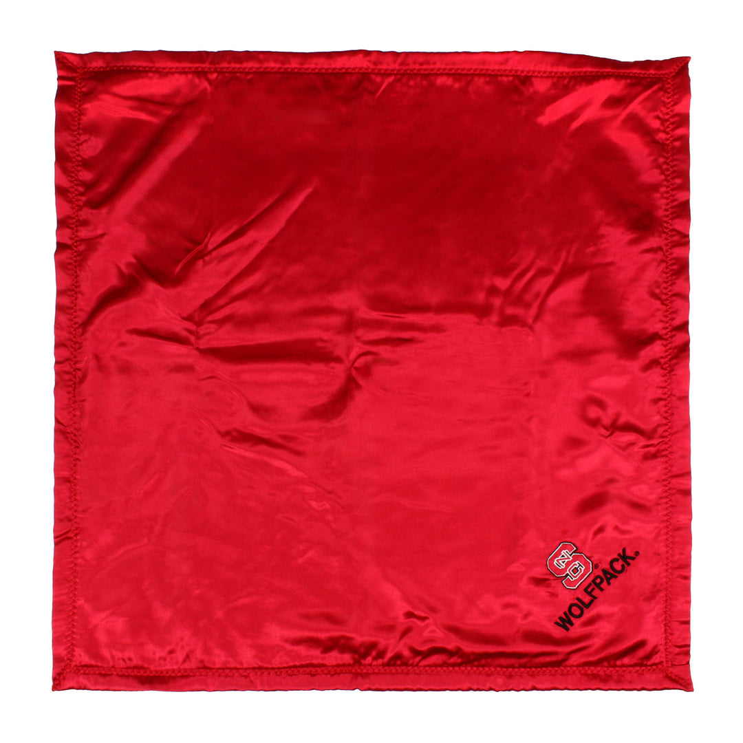 North Carolina State Wolfpack Silky and Super Soft Plush Baby Blanket, 28" x 28"