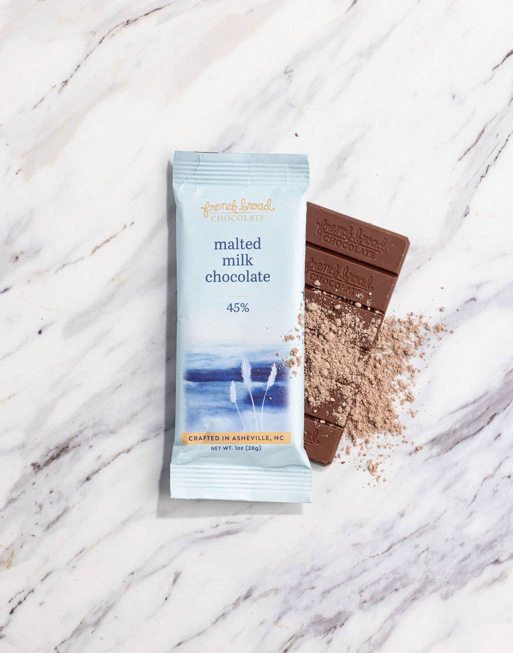 Malted Milk Chocolate Bar 45% - 28g
