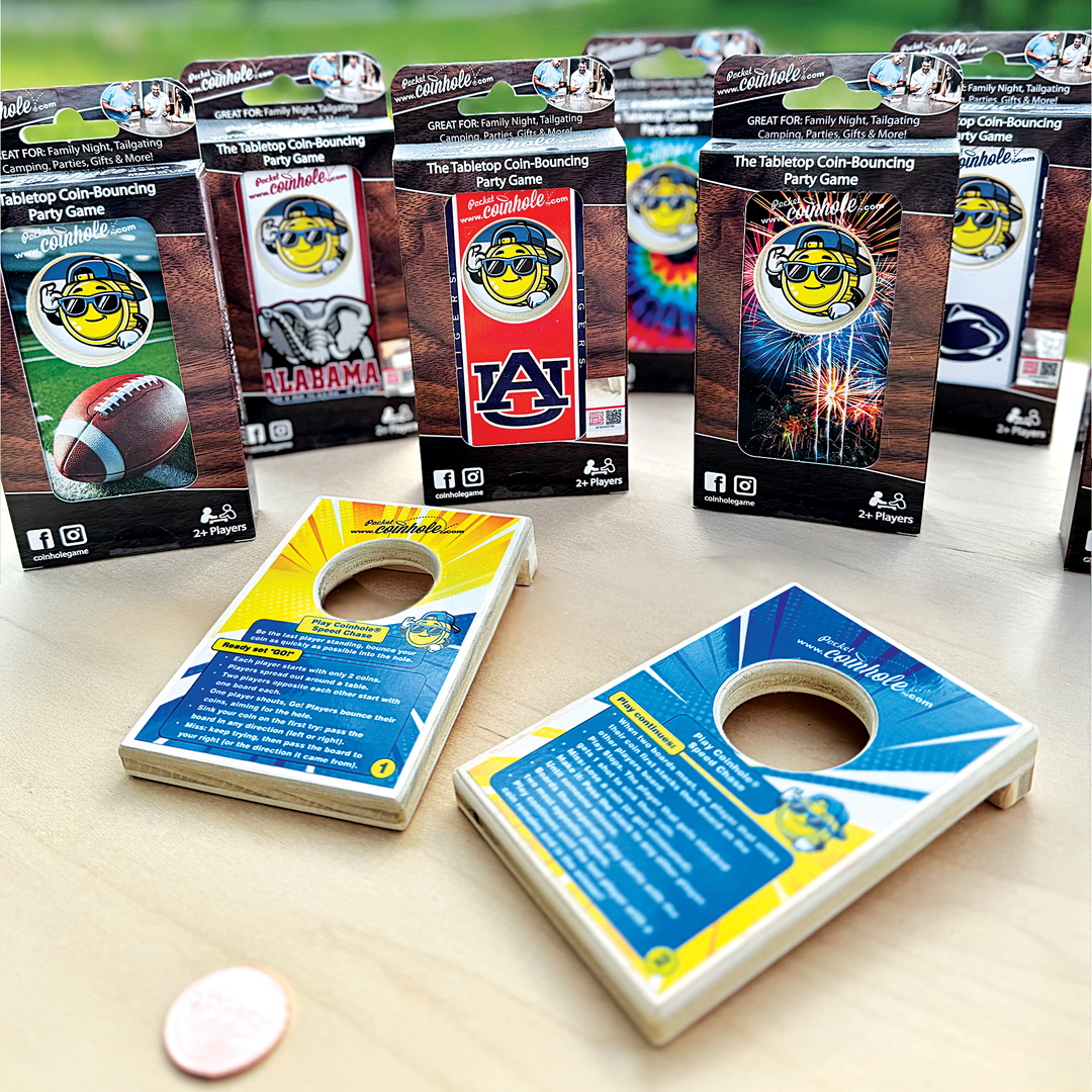 University of North Carolina Wilmington Blue POCKET Coinhole®