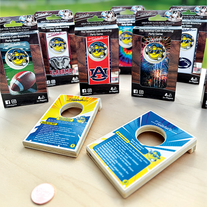 University of North Carolina Wilmington Blue POCKET Coinhole®