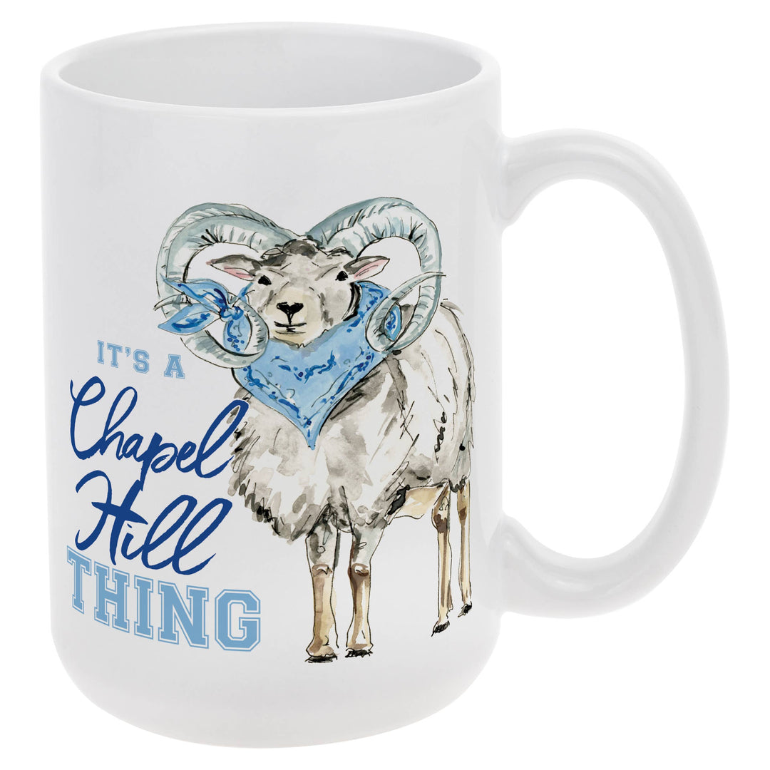 Blue Ram Collegiate Ceramic Mug
