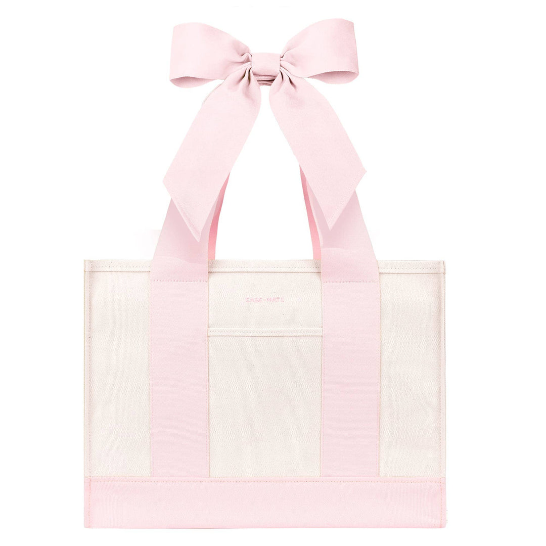 Case-Mate Canvas Tote: Oxford Navy Bow