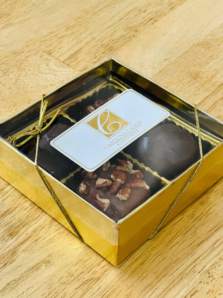 Buckeyes and Pecan caramels Gifts Chocolate Gift Box