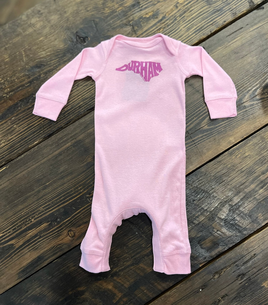 State with Durham Onesie #24 (Pink)