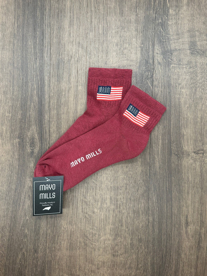 American Flag: Raspberry / Medium