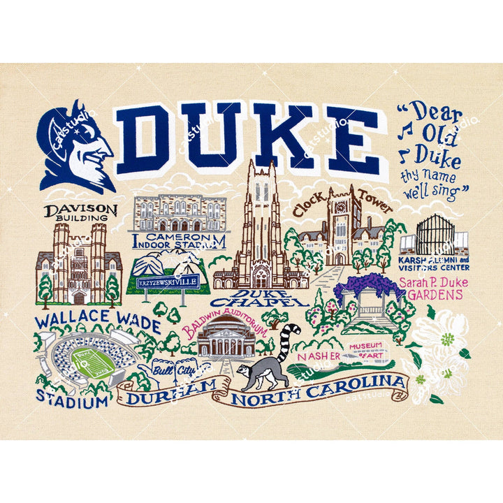 Duke University Collegiate Fine Art Print: 8"x10"