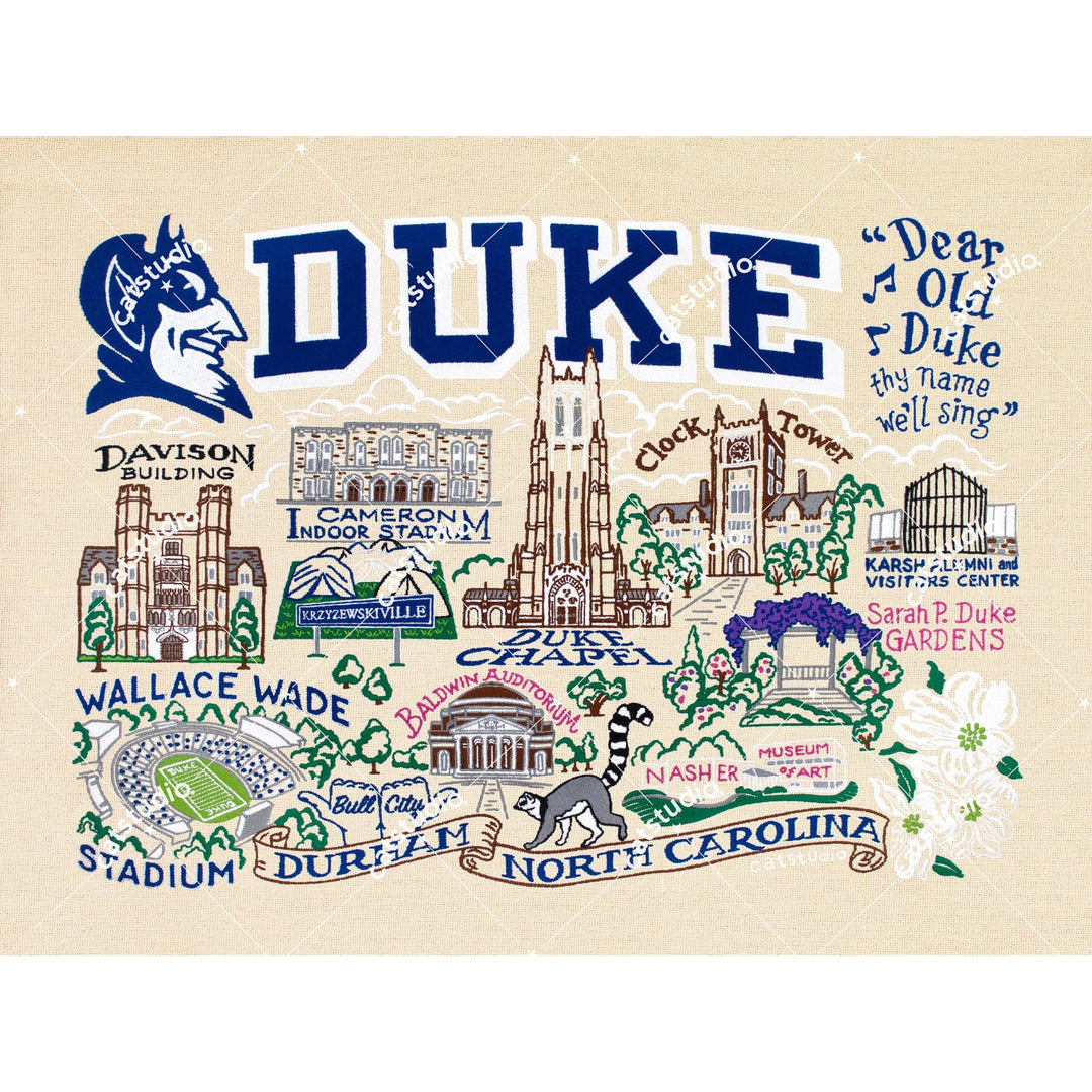 Duke University Collegiate Fine Art Print: 12"x16"