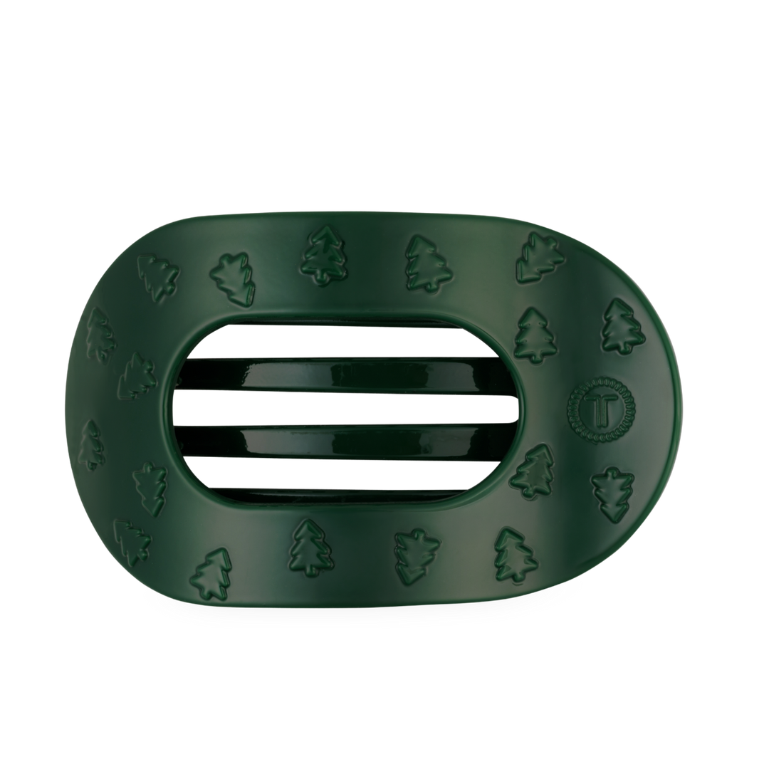 O Christmas Tree | Large | Flat Round Hair Clip