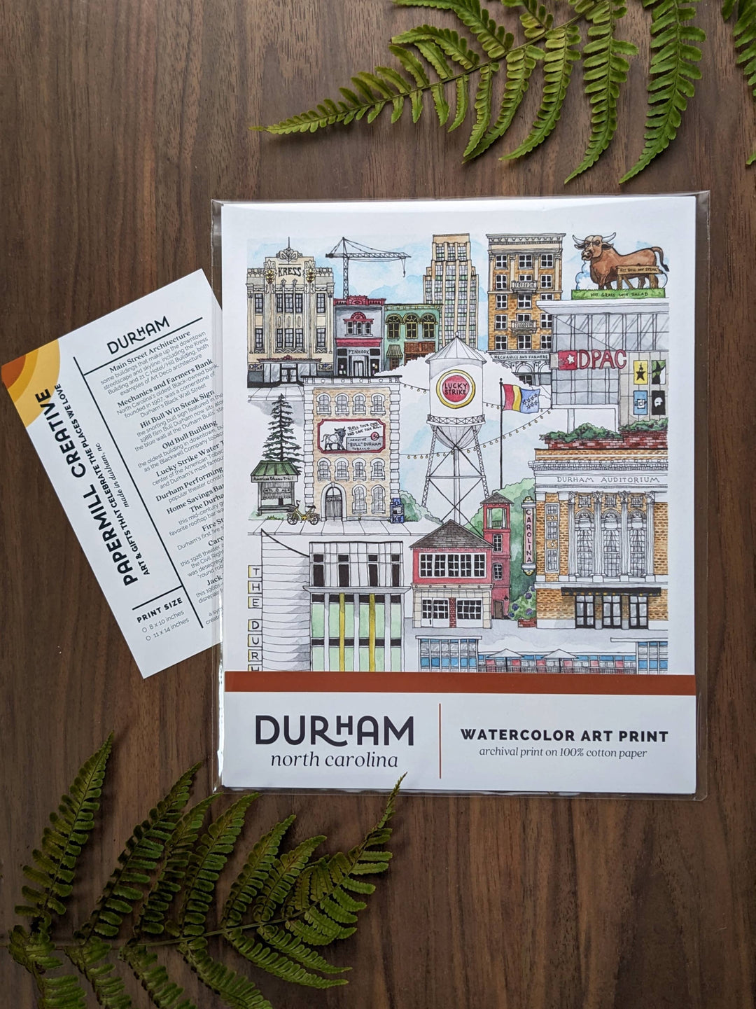 Downtown Durham, North Carolina 8x10