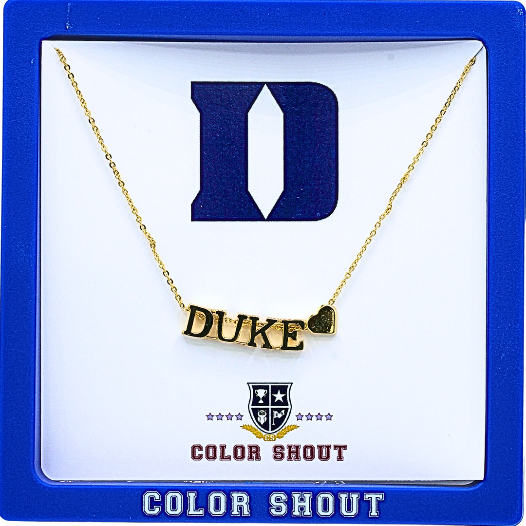 DUKE University Heart Necklace