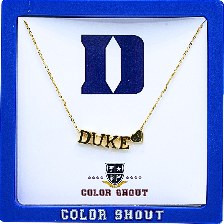 DUKE University Heart Necklace