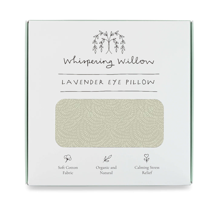 Weighted Eye Pillow - Lavender-Filled - Fern - Can be Heated