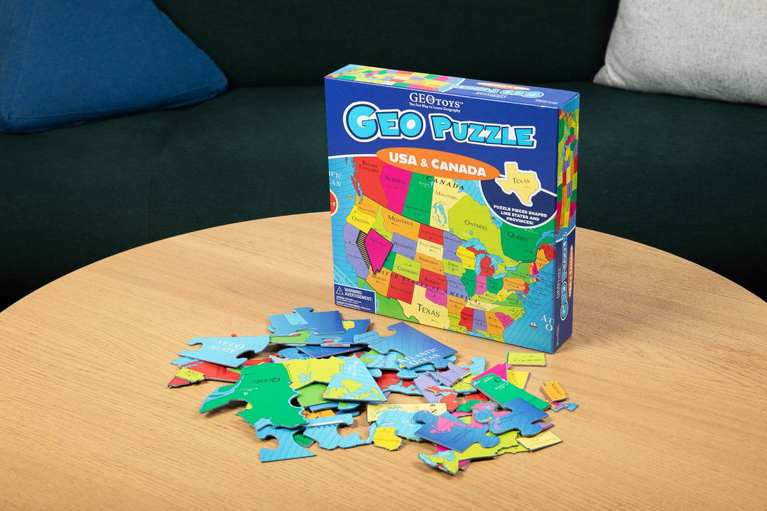 USA and Canada Geography Jigsaw Puzzle