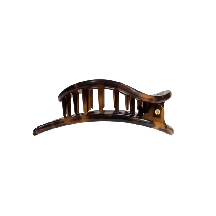 Tortoise | Medium | Flat Circle Hair Clip