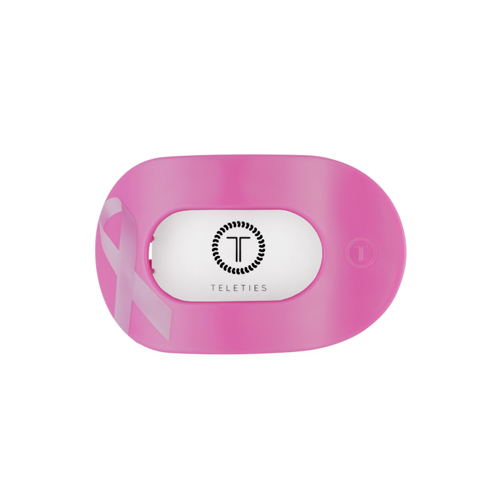 Breast Cancer Awareness | Medium | Flat Round Hair Clip