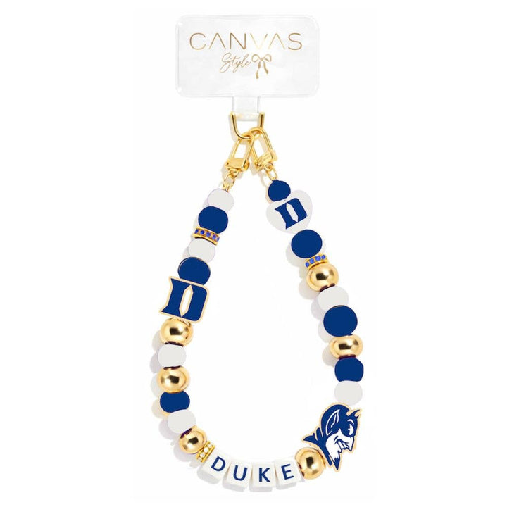 Duke Blue Devils Beaded Cellphone Wristlet