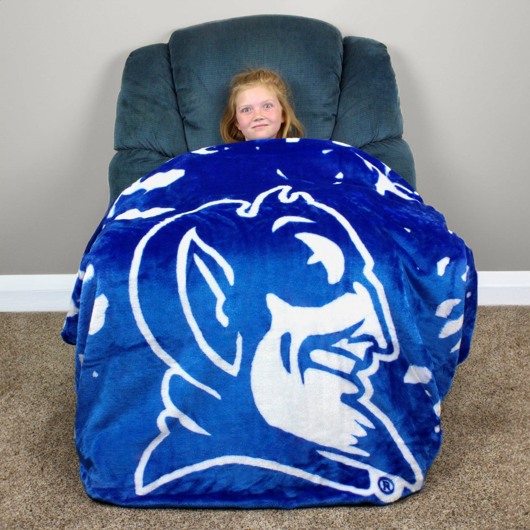 Duke Blue Devils Huge Soft Plush Throw Blanket, 86" x 63"