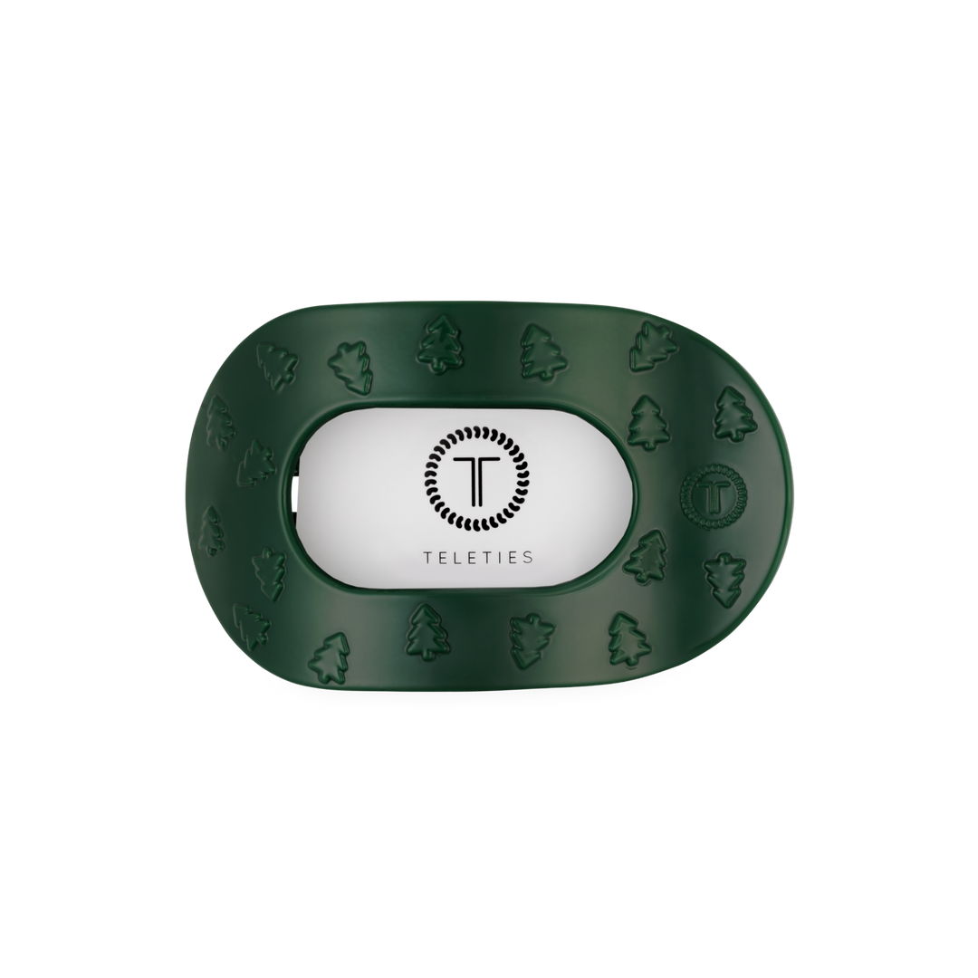 O Christmas Tree | Medium | Flat Round Hair Clip