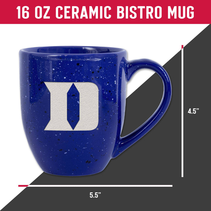 NCAA  Duke Blue Devils Standard Royal Blue  Ceramic  Mug: Standard Royal Blue