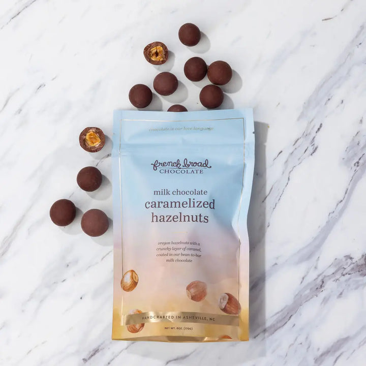 Milk Chocolate- Covered Caramelized Hazelnut