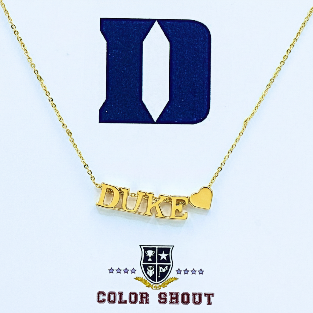DUKE University Heart Necklace