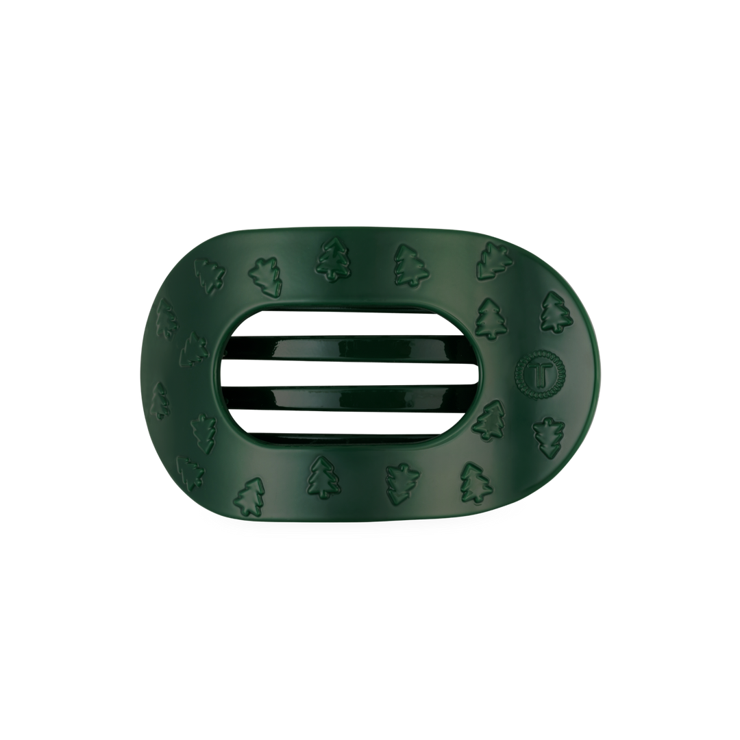 O Christmas Tree | Medium | Flat Round Hair Clip