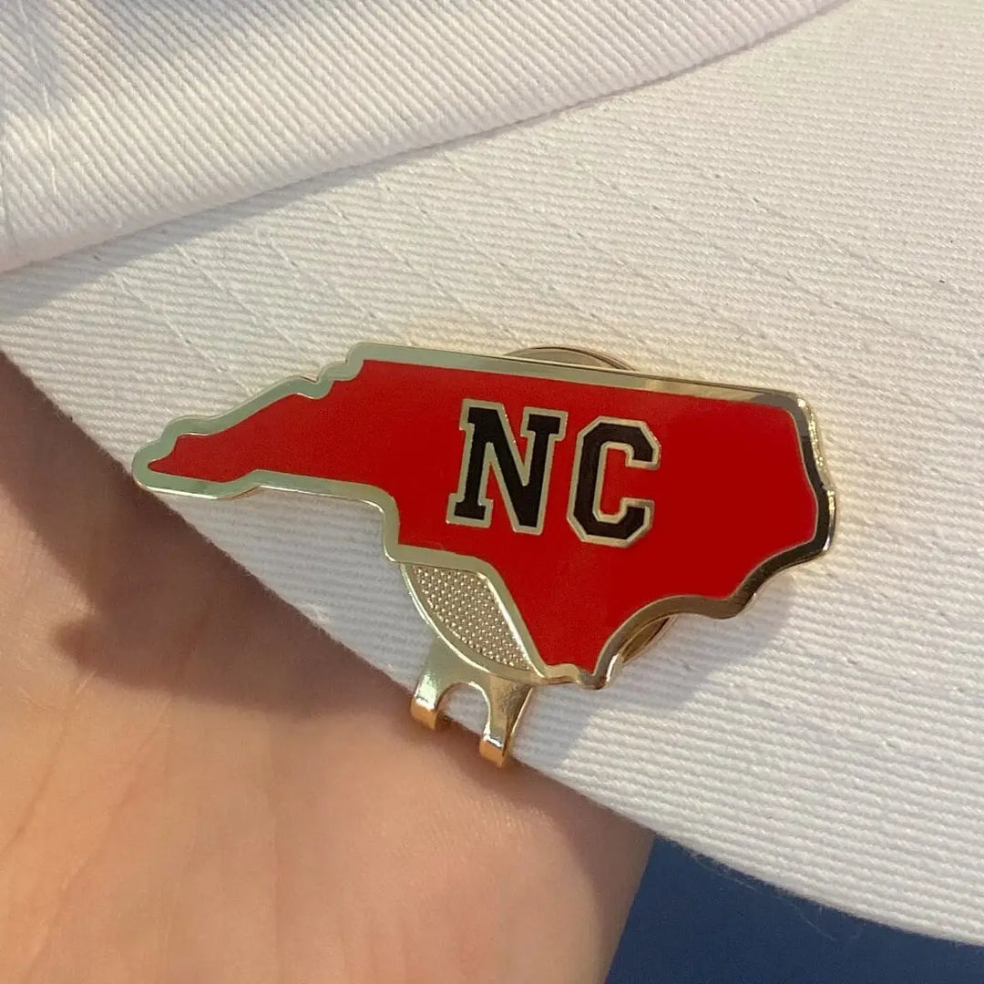 NC Golf Ball Marker In Red