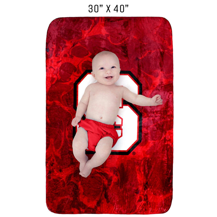 NC State Wolfpack Sublimated Soft Throw Blanket: 42 x 60"