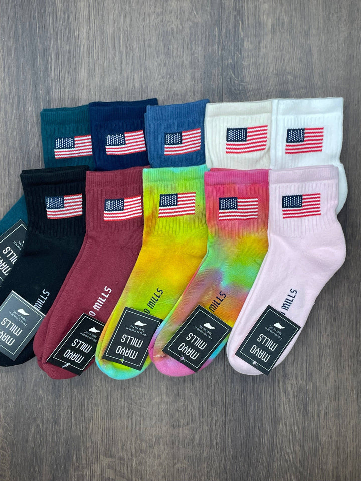 American Flag: Raspberry / Medium