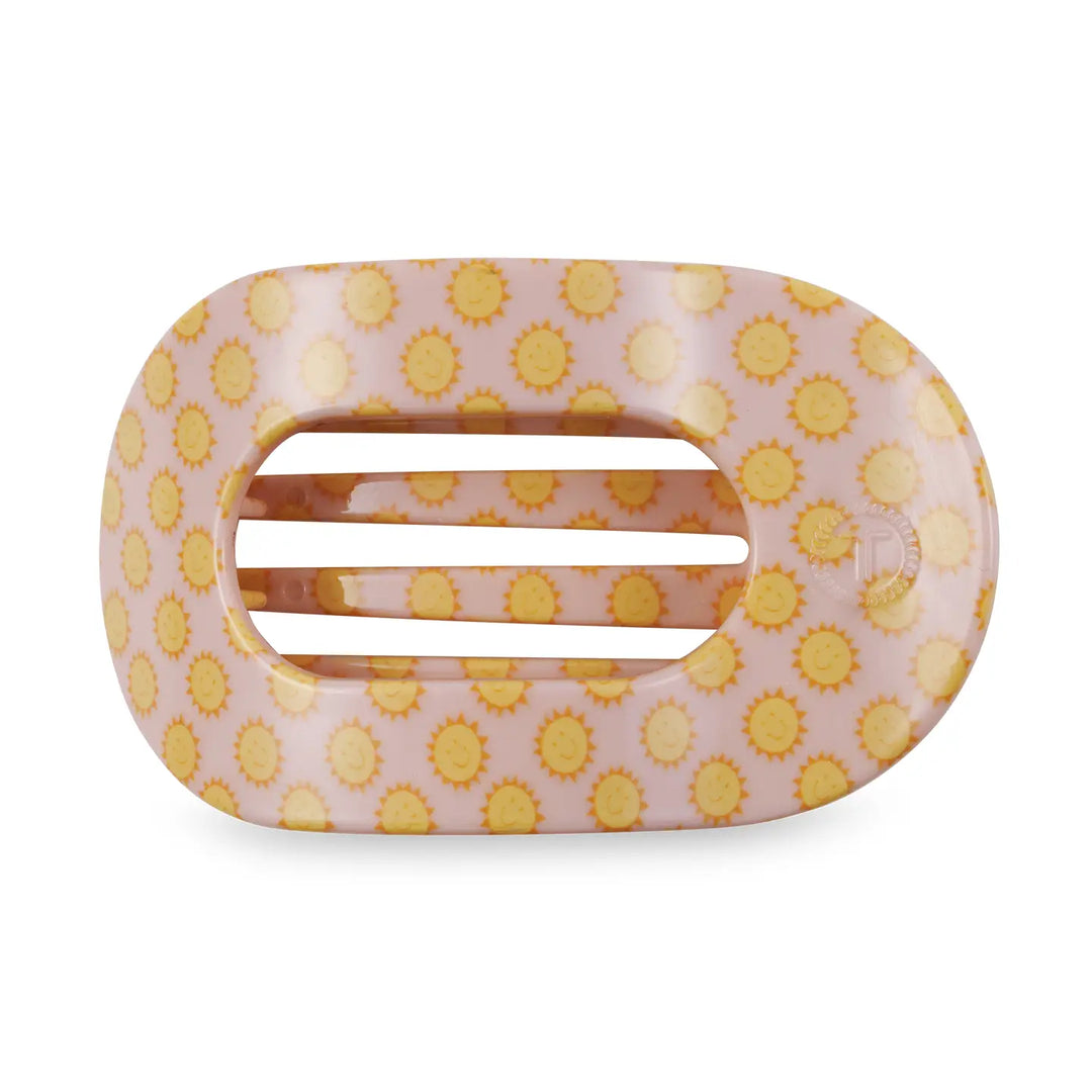 Sunny Days Ahead Flat Round Hair Clip