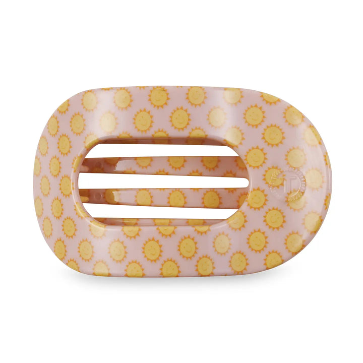 Sunny Days Ahead Flat Round Hair Clip