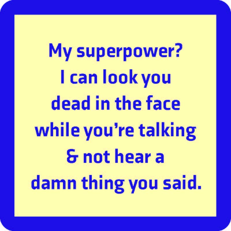 COASTER Superpower | Funny Party Gift | Home Bar Decor