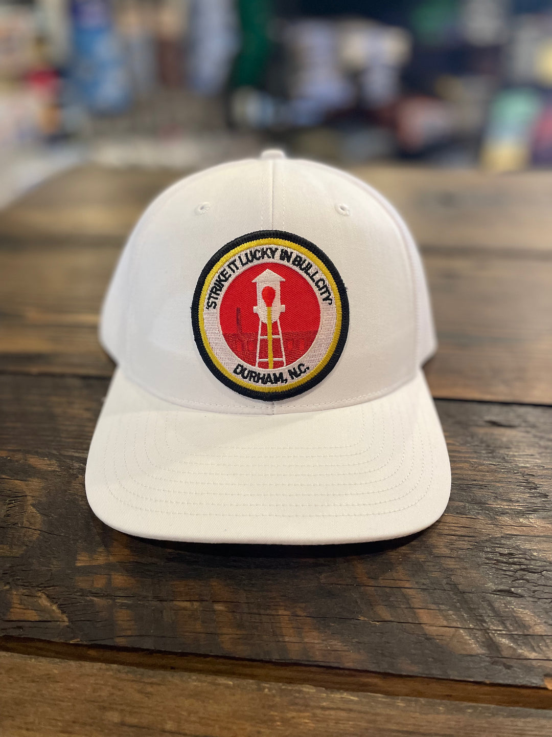 Strike It Lucky Patch Snapback (White)