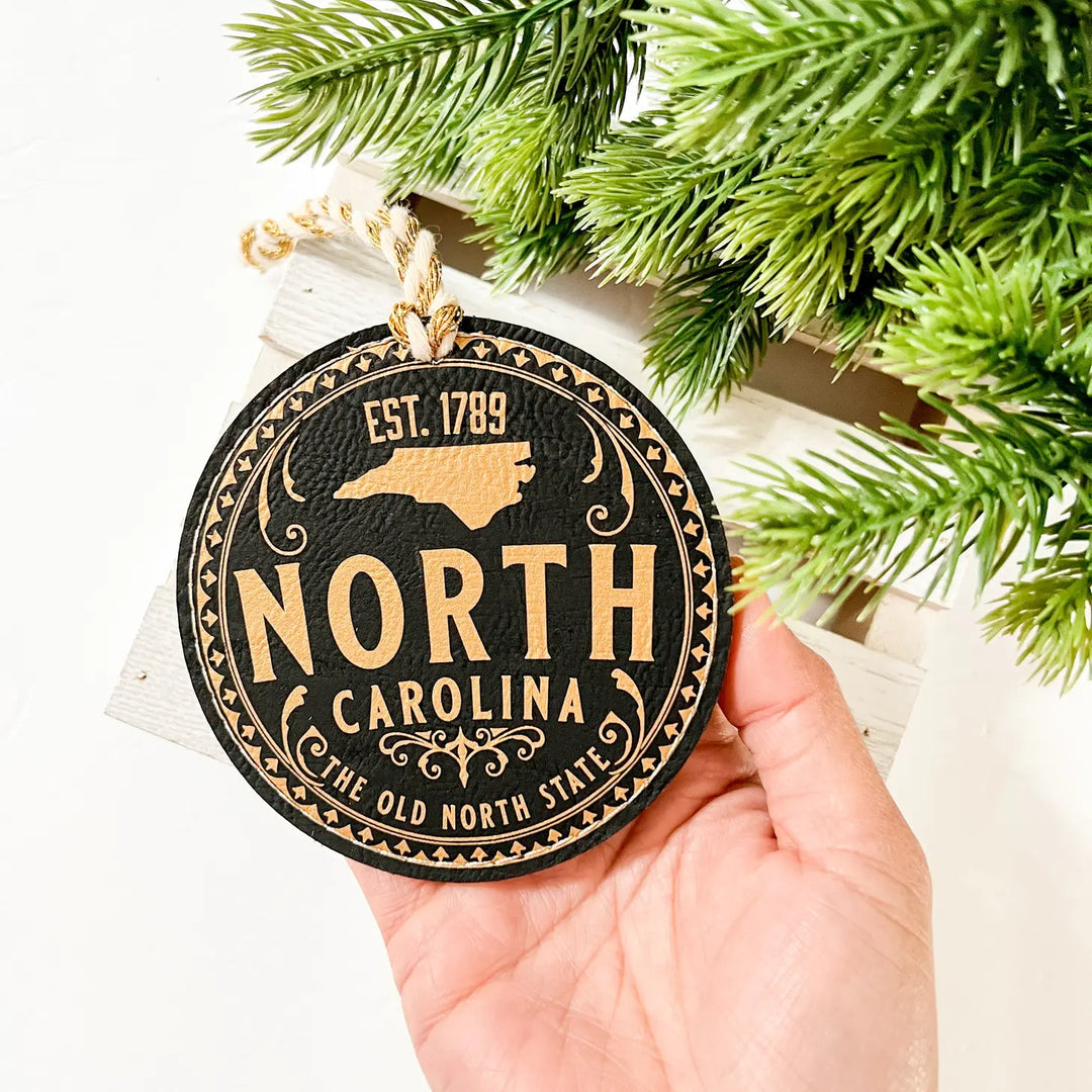 North Carolina Gold Ornament