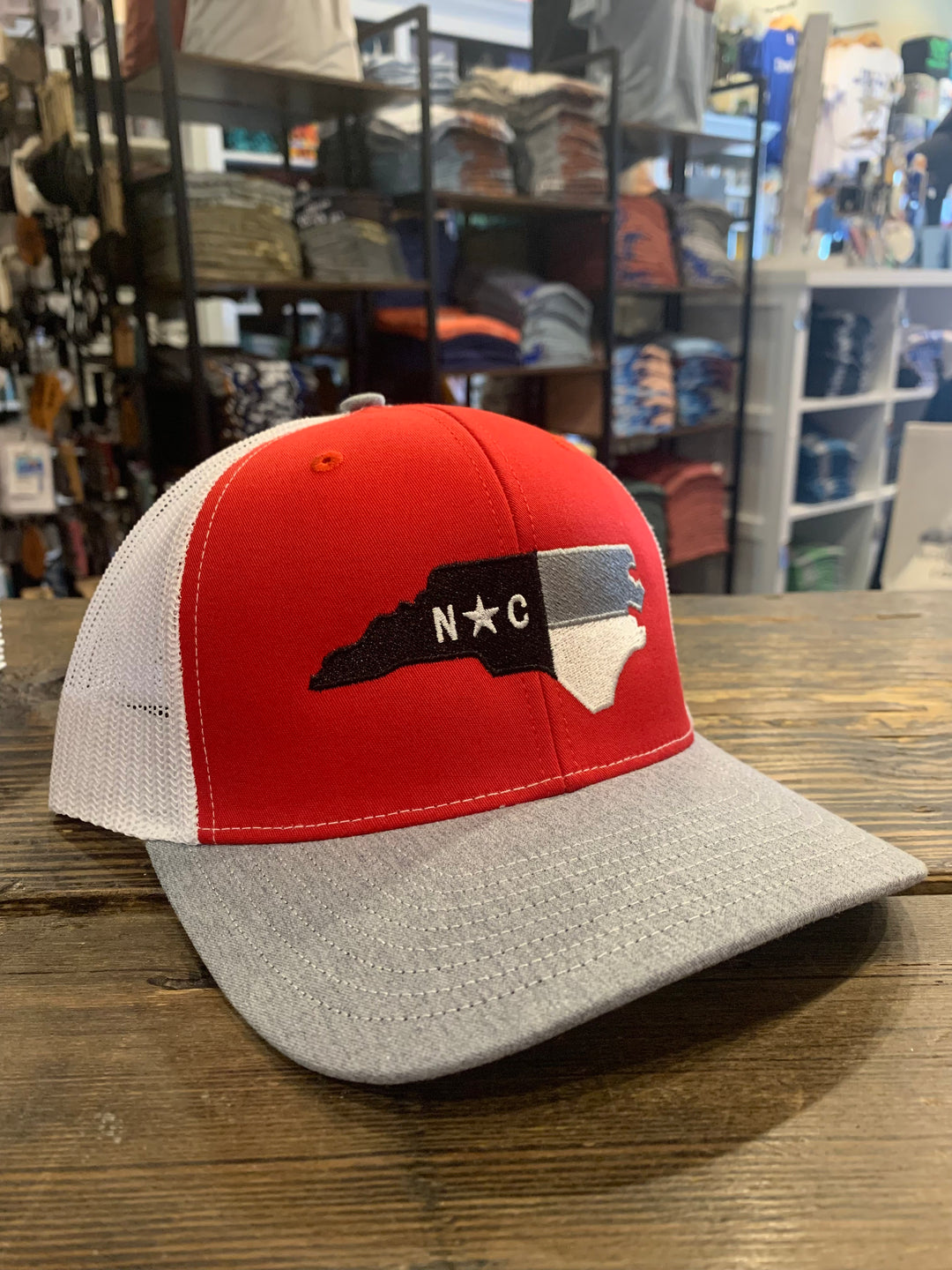 NC Red Silhouette Snapback