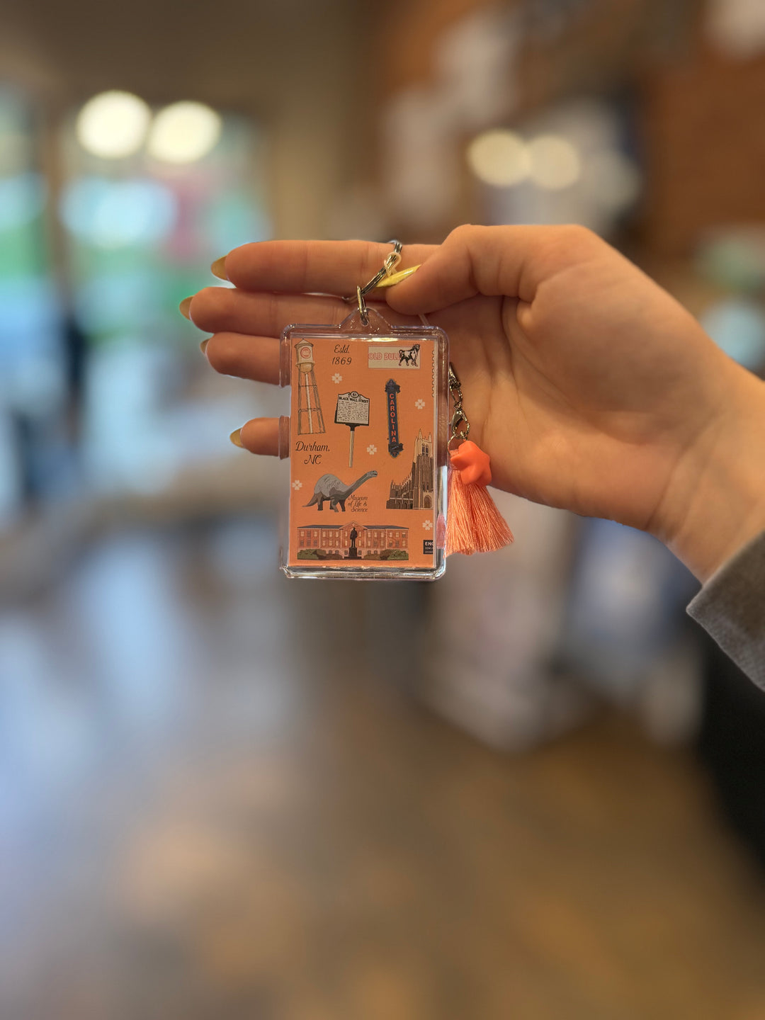 Durham Landmark Keychain