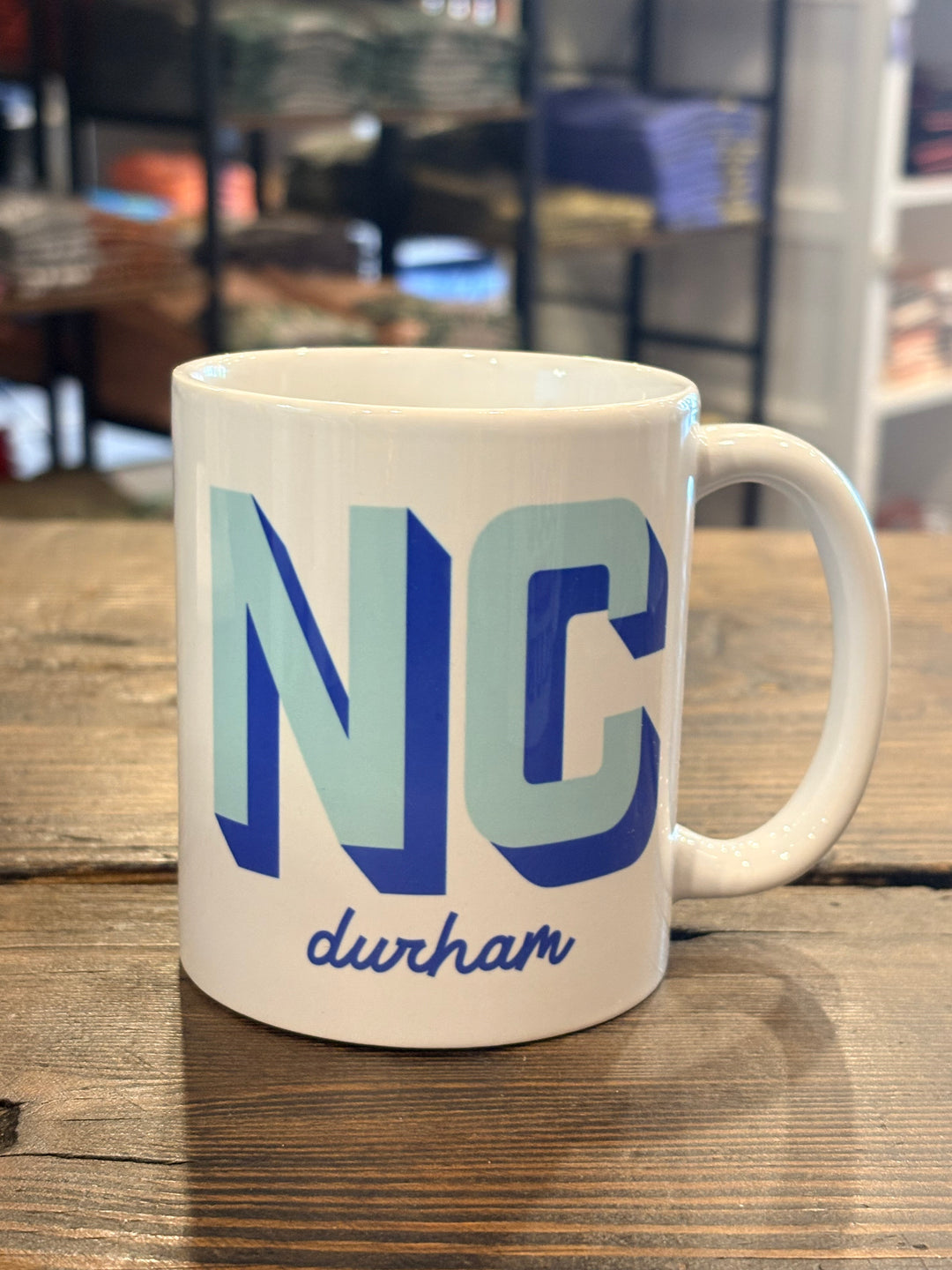Durham, NC Mug All White / 11oz