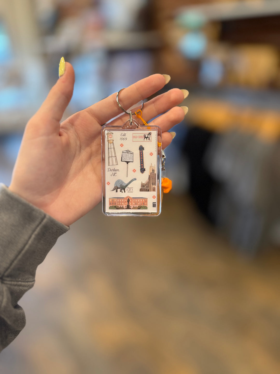 Durham Landmark Keychain