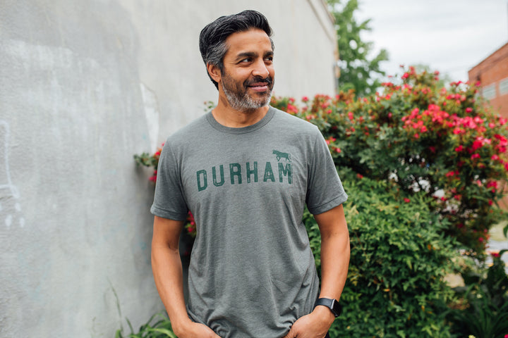 Durham with Bull T-Shirt #1 (Military Green)