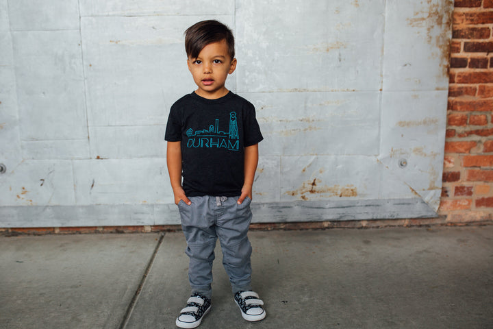 Durham Neon Toddler T-Shirt #27 (Black)