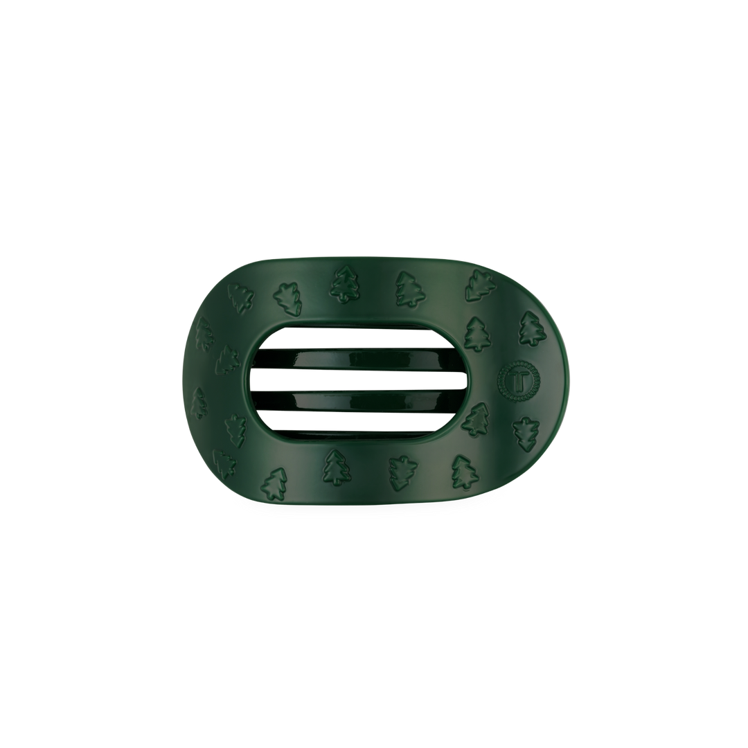 O Christmas Tree | Small | Flat Round Hair Clip